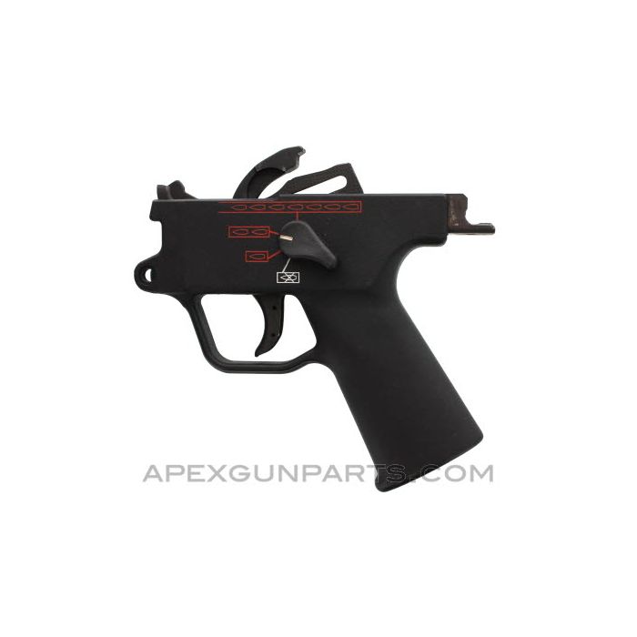 H&K MP5 40 Burst Fire (0,1, 2, F/A) Trigger Group and Grip, *Excellent* 