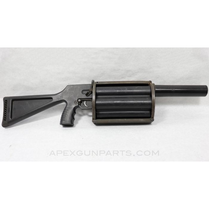 Defense Technology L8 37mm Launcher, Fixed Stock, 6rd Multi-Cylinder System, No Front Sight *Good / AS-IS* 