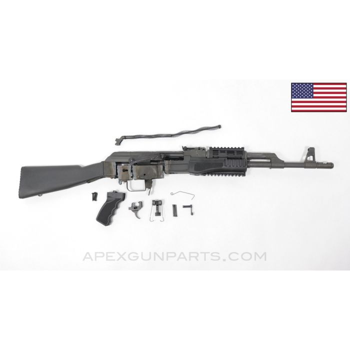 Century Arms Centurion 39 Milled Parts Kit, 16" Populated Barrel, Polymer Furniture, 7.62x39 *Very Good* 