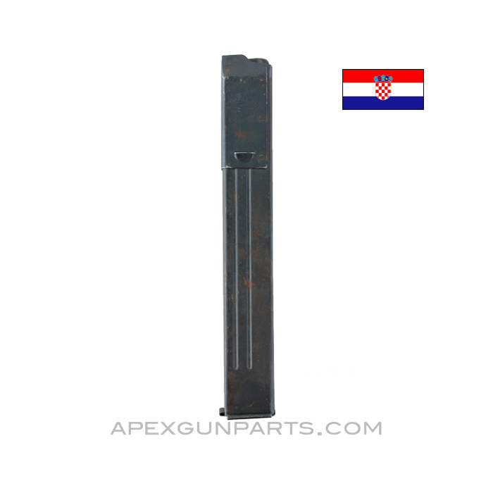 Croatian Zagi M-91 Magazine, 32rd, 9mm, *Very Good*