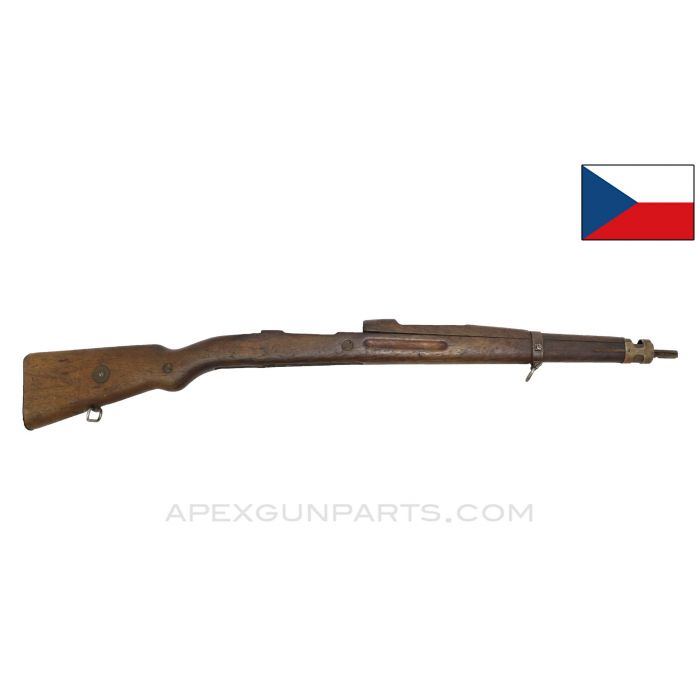 Czech VZ-24 Mauser Stock Set, 38", Wood, Complete *Fair*