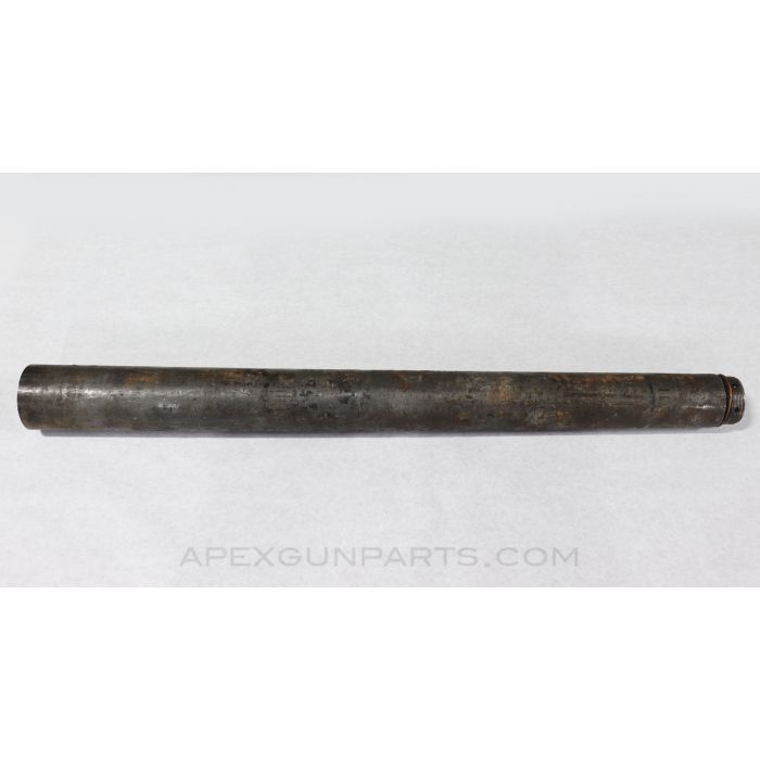 40mm Bofors Saw Cut Barrel Section, Muzzle End Threaded, 38" Long