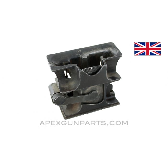 Vickers MG Feed Block Assembly, Complete, Steel, *Good*
