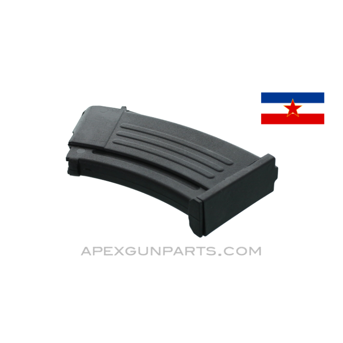 Zastava / Yugoslavian N-PAP / NPAP AK Magazine, 10rd Single Stack, Polymer, 7.62x39, *NEW*