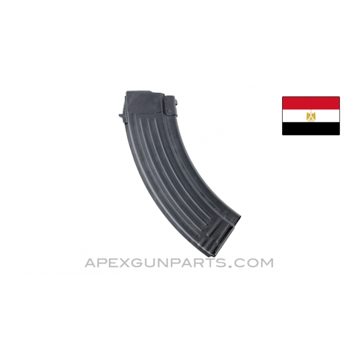 Egyptian AK-47 Magazine, 30rd, Steel, 7.62x39, Black *Very Good* 