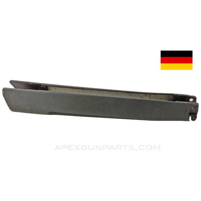 G3 / HK91 Hand Guard, Wide, With Bipod Mount, Tropical Green *Fair / Angle Cut* 