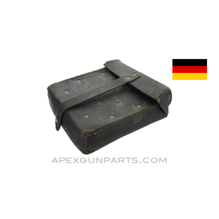 German WWII MG-34 Gunner Tool Pouch, No Tools, Leather, *Fair* 