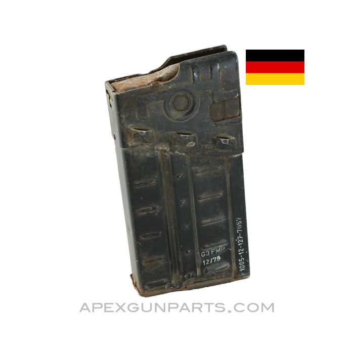 G3 / HK91 Magazine, 20rd Aluminum, 7.62 NATO *Fair* 