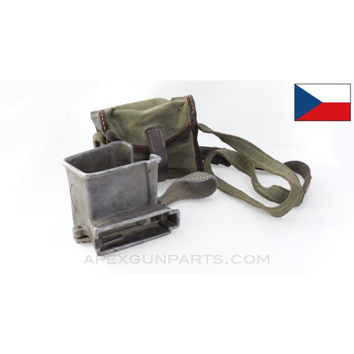 Czech ZB26 / ZB30 Magazine Loader with Pouch *Good*