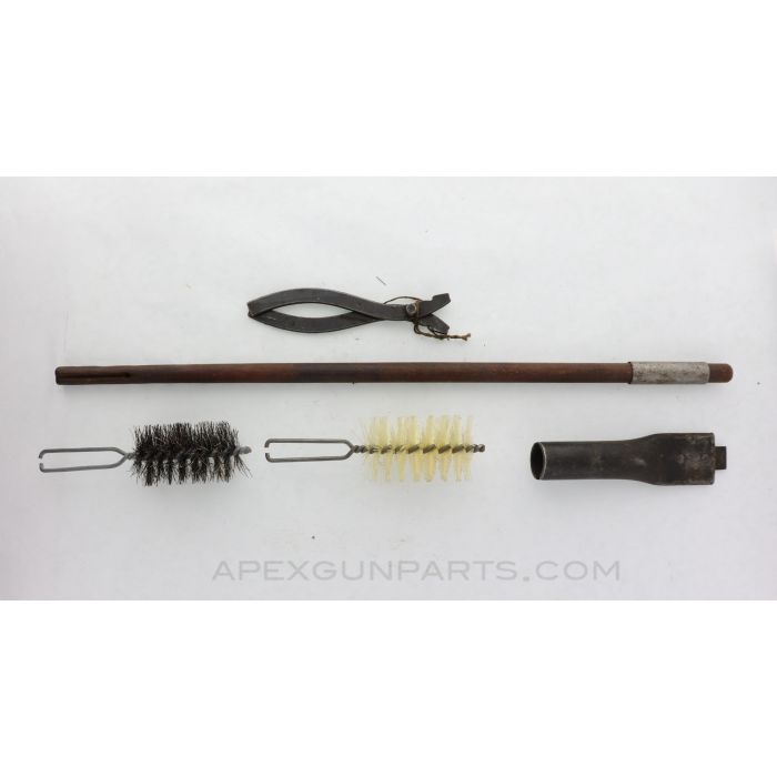 LEWIS Gun and BREN Gun Cleaning Kit with Rod *Good* 