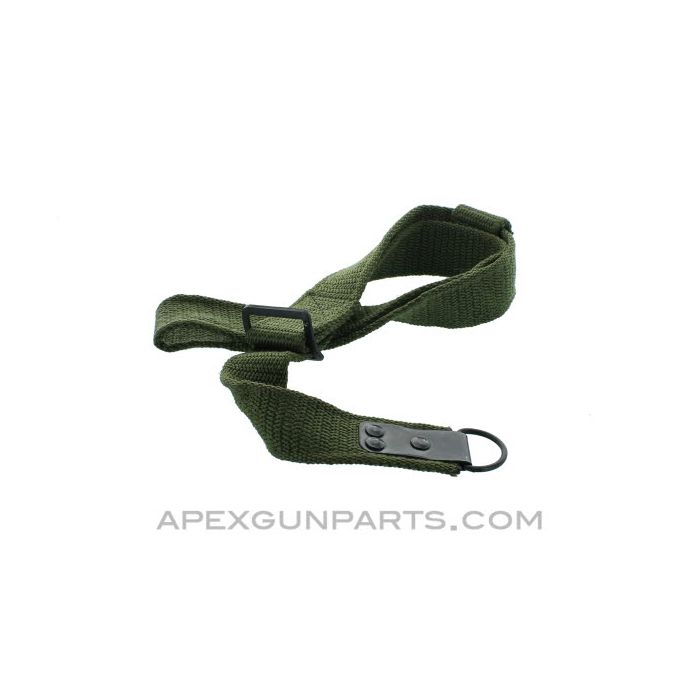 Romanian Nylon AK Sling w/Hook, Green, *NEW* 