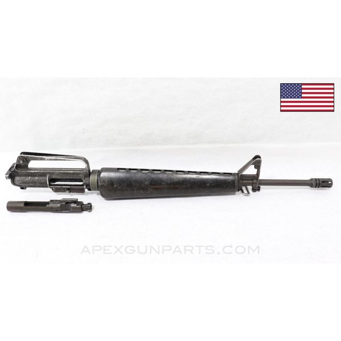 Colt 604 M16 Upper Assembly, 20" Pencil Barrel, Triangle Handguards, Bolt Assembly, Charging Handle, 5.56 NATO *Good*