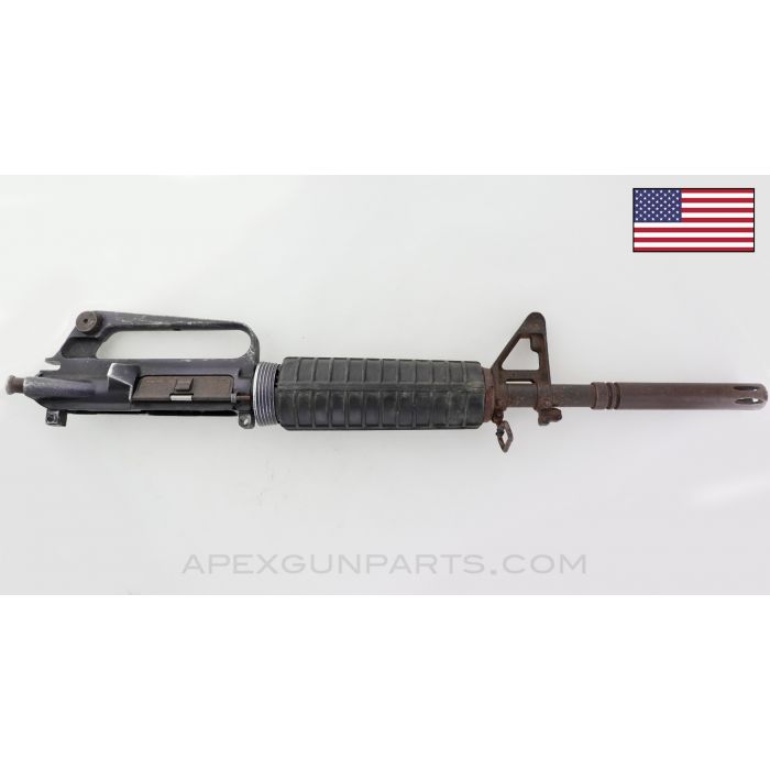 Olympic Arms CAR-AR Upper Assembly, 11.5" SS Heavy Barrel w/ 5.5" Moderator Style Flash Hider, 1/9 Twist 5.56 NATO *Good* 