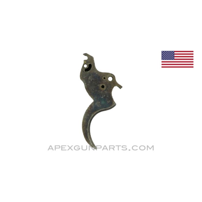 Smith & Wesson Model 10 Trigger, Stripped, .38 Special, Serrated, Part #5072 *Good* 