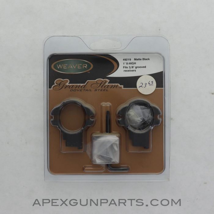 Weaver Scope Mount, Extra-High, 1" *NEW*