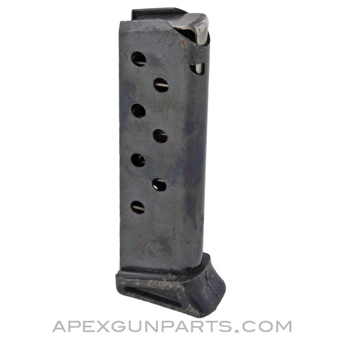 Walther PPK/s Magazine, 7rd, w/ Finger Ext, Blued, Mec-Gar, 7.65/.32 ACP *Fair*