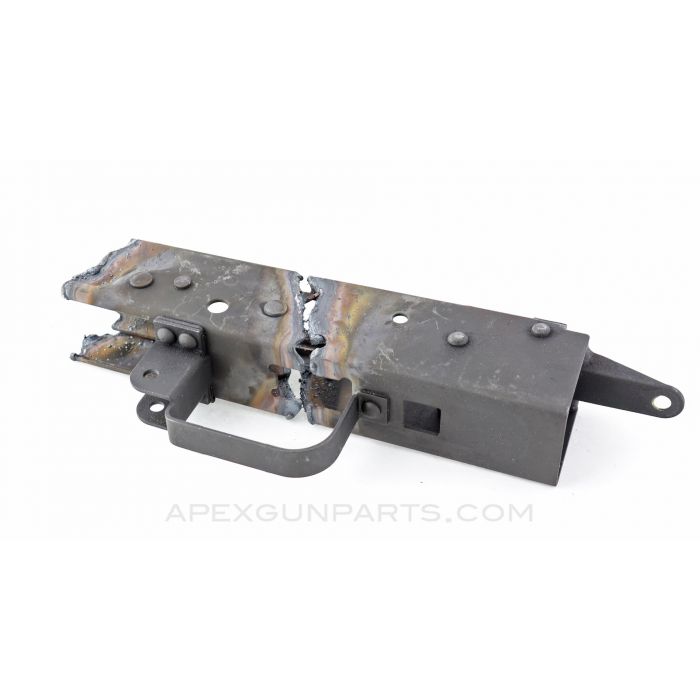 AK Trigger Guard, w/ Rear Trunnion, Attached to Demilled Receiver Section, US Made *As-Is*