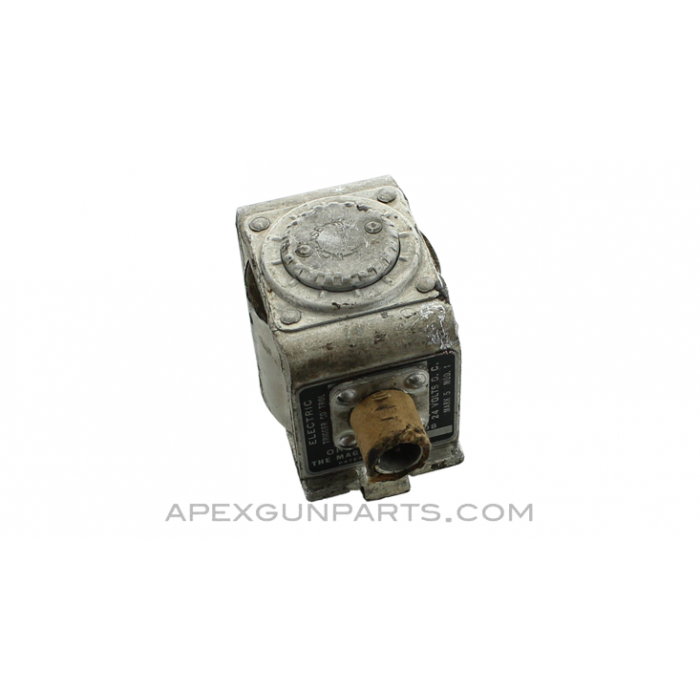 Browning M3 .50 Cal. 24v Electric Trigger Control Solenoid, Side Mount, *Good*