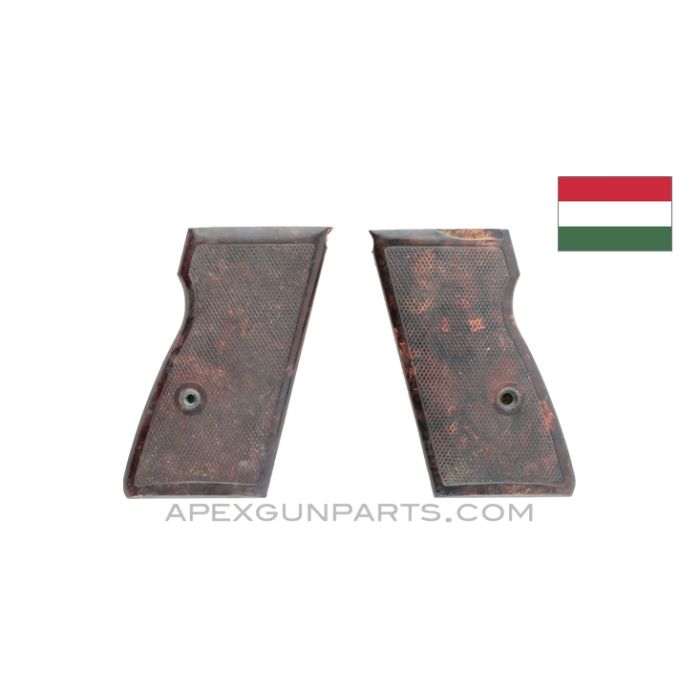 Walam 48 Pistol Grip Panel Set, Left and Right, Hungarian *Very Good* 