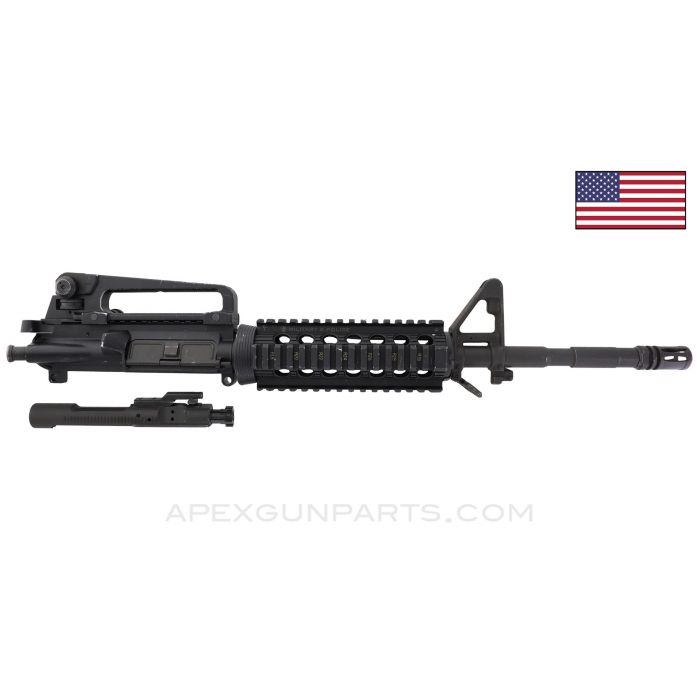 Smith & Wesson M&P 15 / AR-15 Upper Assembly, 14.5" 1/7 Twist Barrel, Quad Rail Handguards, Bolt Carrier Assembly, Charging Handle, 5.56X45 NATO *Good* 