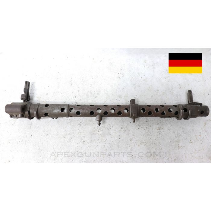 German WWII MG-34 Barrel Jacket Assembly, Waffen & DOT Marked, Israeli issued *Very Good* 