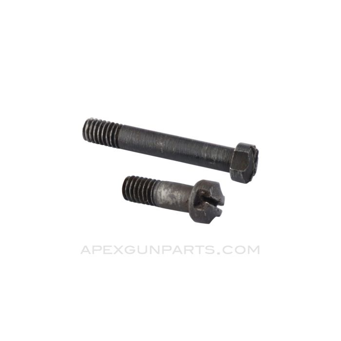 Mauser 98 Trigger Guard Screw Set, Three Lock Cuts *Good*