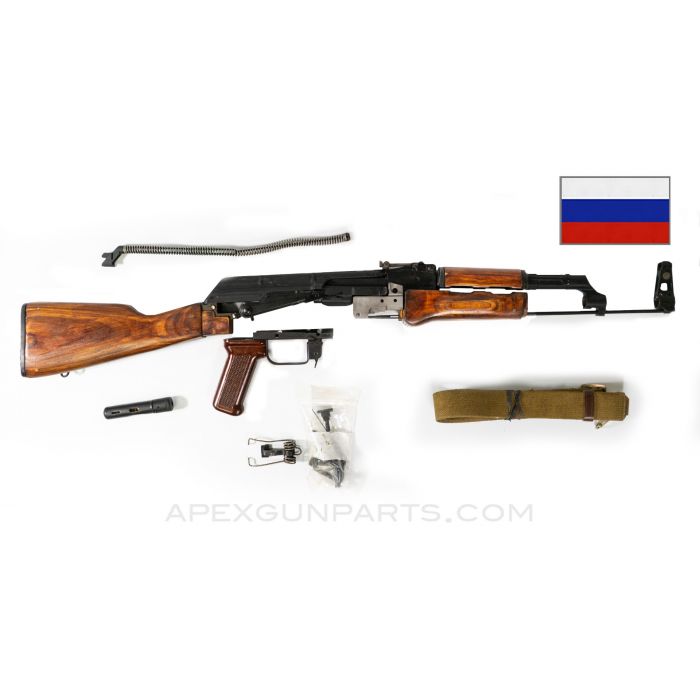 Russian AKM Parts Kit, Cast Gas Block, Replacement Front Trunnion, 7.62x39 *Excellent* ONE-OFF