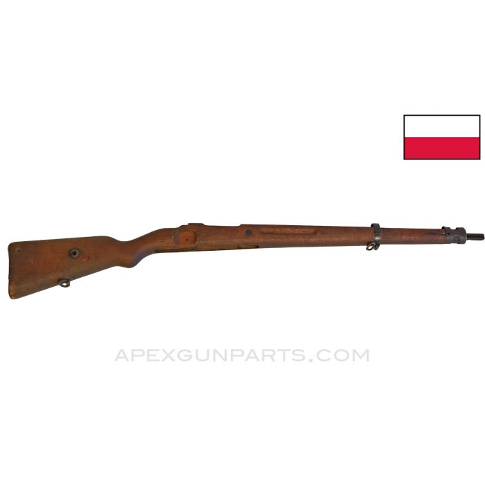 Polish WZ29 Stock Assembly, 38", w/ Barrel Bands, Wood *Good*