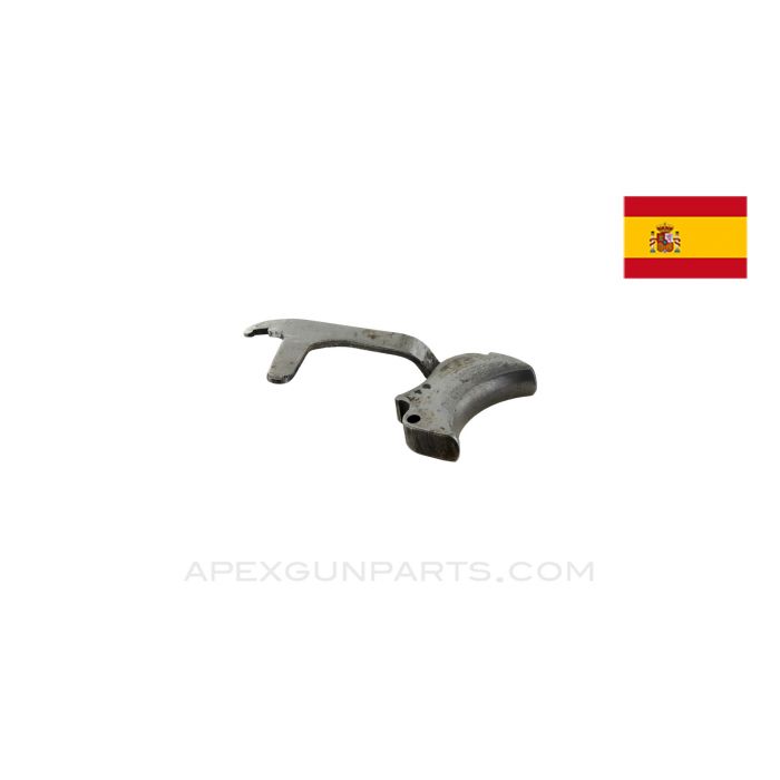 Astra 300 Trigger Assembly w/ Bent Trigger Bar, Nickel, *Good*