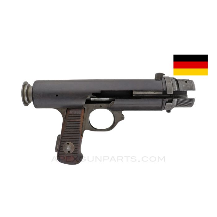 MG-15 Grip Frame and Trigger Guard Assembly, Cracked or Chipped Bakelite Housing and Wood Grip, 7.92x57 *Good* 