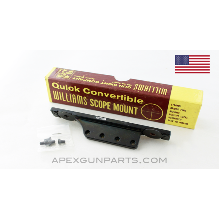 Remington 760 Quick Convertible Bridge Scope Mount Base, Williams, *NIW*