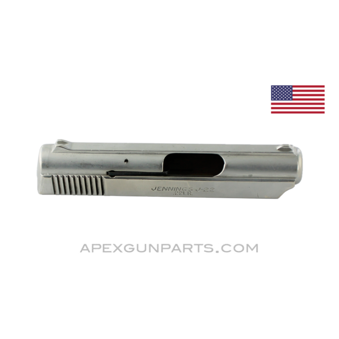 Jennings J-22 Pistol Slide, Stripped, .22 LR, *Good*