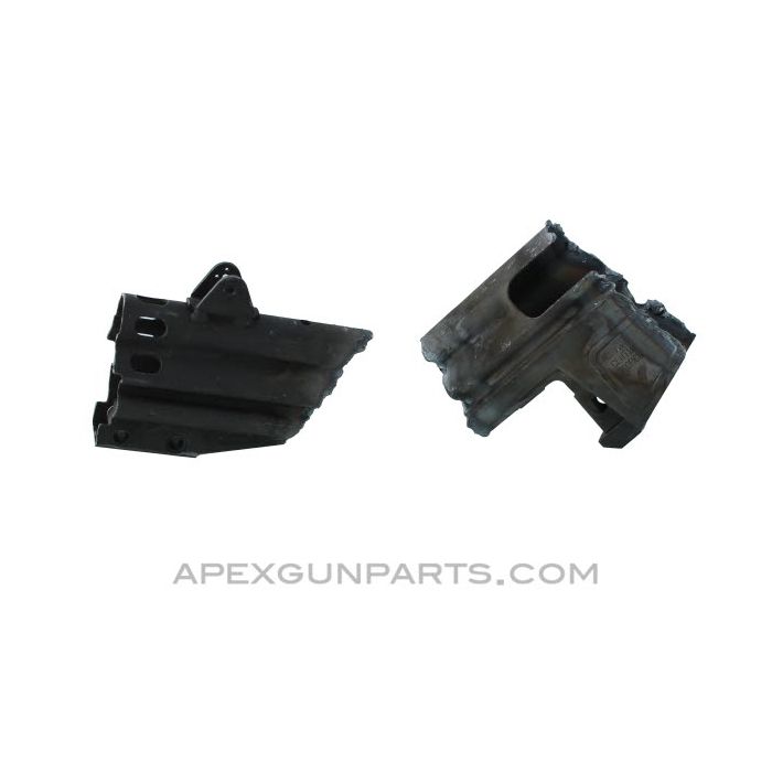 CETME Model C308 Torch Cut Receiver Pieces, Mid & Rear, US Made, Demilled, Sold *As Is*