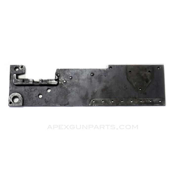 Browning 1919 Left Hand Side Plate (LHSP), Broken Pawl Bracket and Extractor Cam, 7.62 NATO *Good / Heavy Use* 