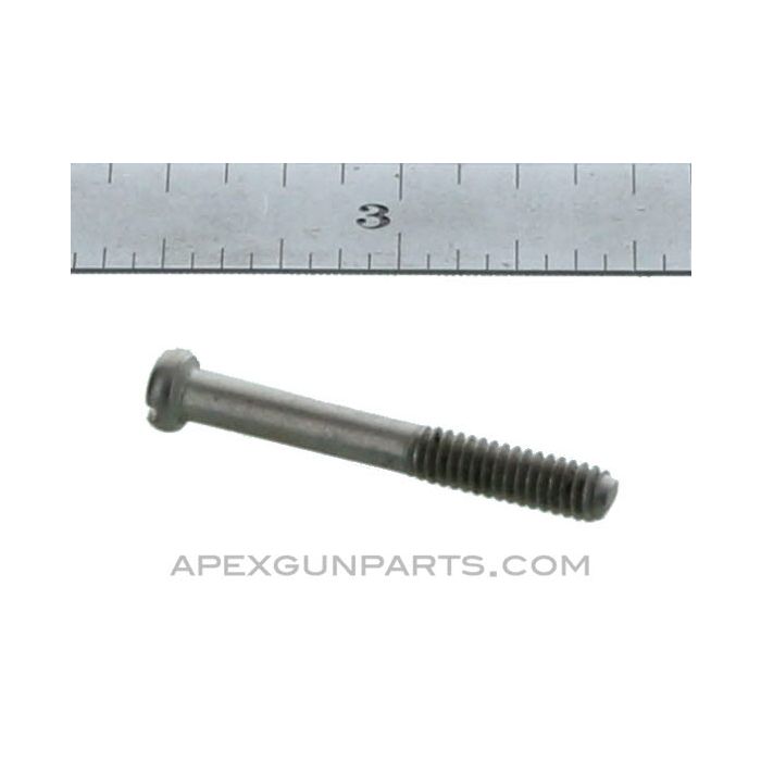 Taurus Revolver Grip Screw, 25mm Long, Nickel, *NOS* 