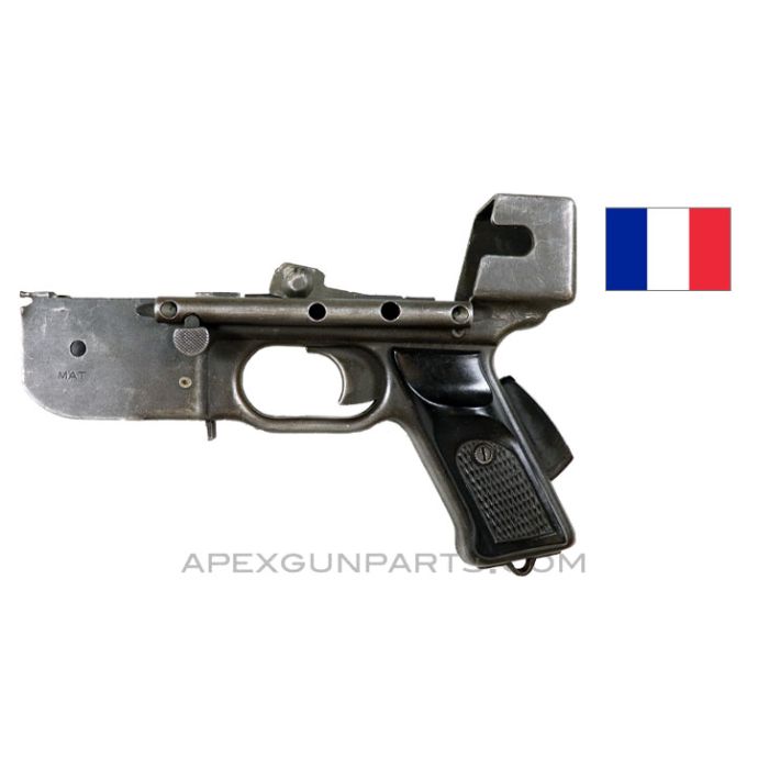 French MAT-49 Project Lower Receiver, With Trigger Group & Grip safety  *Fair* 