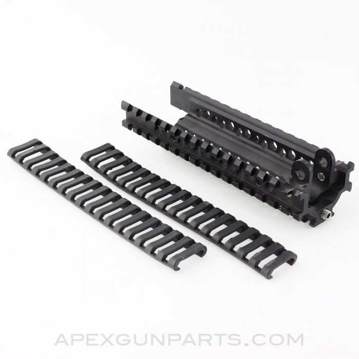 Surefire M63 Picatinny Rail Forend, For MP5, w/ Rail Covers *Very Good*