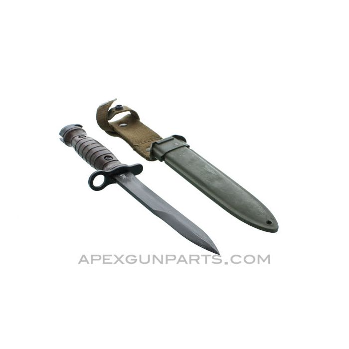 M1 Carbine Bayonet and Scabbard, Italian Issue, *Very Good* 