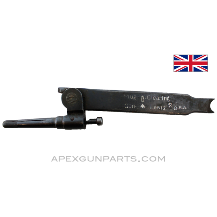 Lewis Gun Ruptured Cartridge Extractor Tool, .303 BR. *Good* 