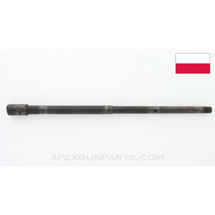 Polish AK-47 Barrel, 16", Chrome Lined, Cold Hammer Forged, Stripped, Heavy Use, 7.62x39 *Poor*