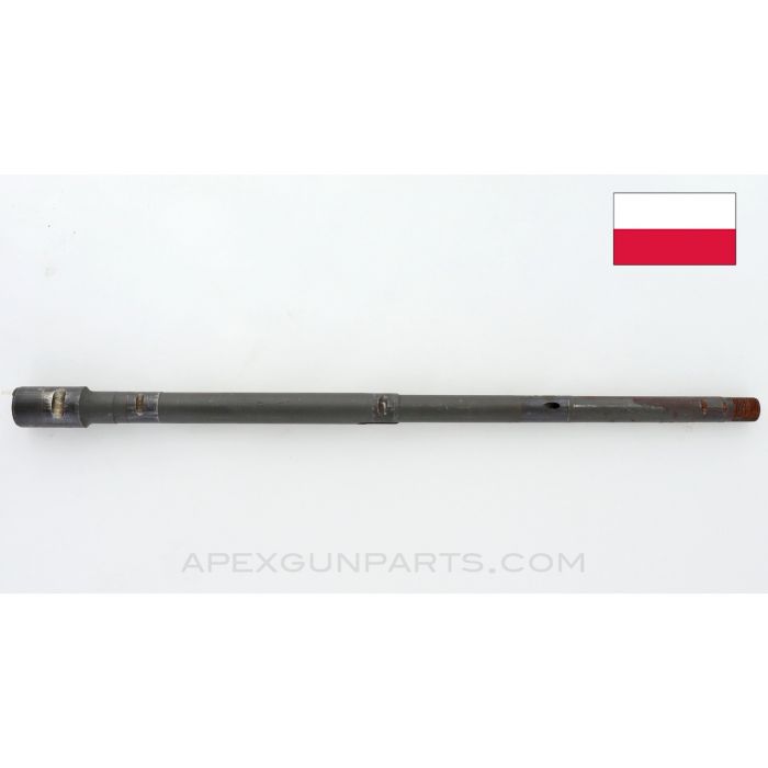 Polish AK-47 Barrel, 16", Chrome Lined, Cold Hamme Forged, Stripped, 7.62x39 *Good*