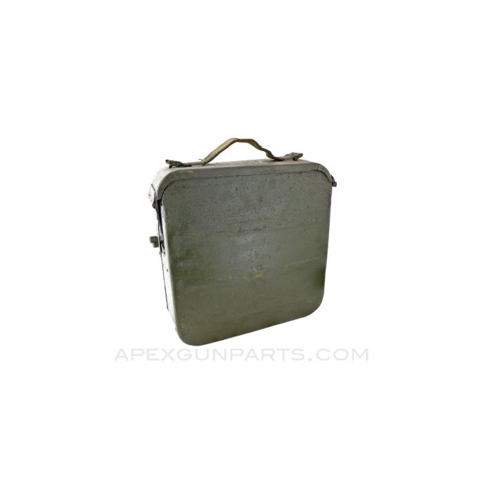 Ammunition Can, Steel, SG-43/ SGMT/ PKM, *Well Used*, Sold *As Is* 