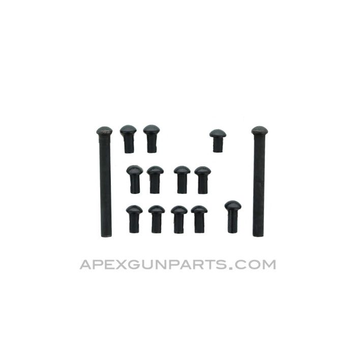 Fixed Stock Rivet Set for AKM Rifles, Russian Specification, *NEW*