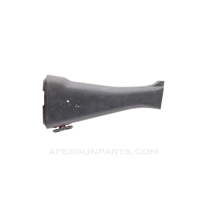 FAL Polymer Butt Stock, Black W/Sling Swivel, Rhodesian Issue *Good*