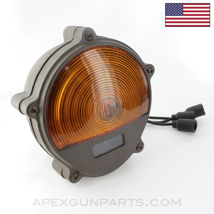 Parking Light Assembly, Front Amber, 24V DC, M151 / M998 / M35 *Good*