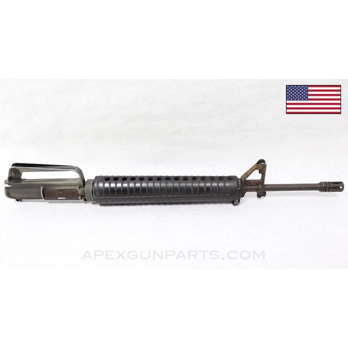 Colt 604 M16 Upper Assembly, 20" Pencil Barrel, Chrome Bore, A2 Handguards, 1970-1971 Production, 5.56 NATO *Good*