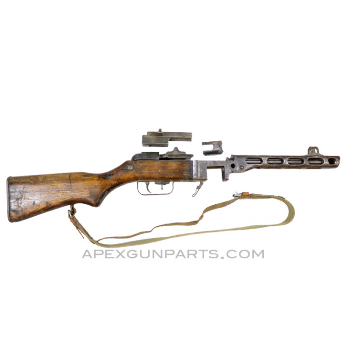 PPSh-41 Parts Kit, 10.25" Barrel w/ Barrel Shroud, 7.62X25, *Good* 