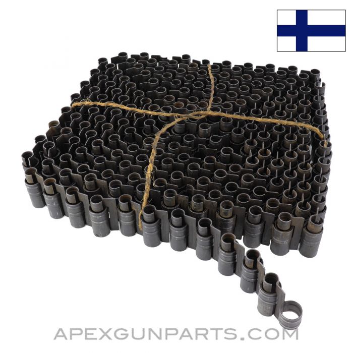Finnish Maxim M1910 Ammo Belt, 200rd, Steel, 7.62x54r *Good*