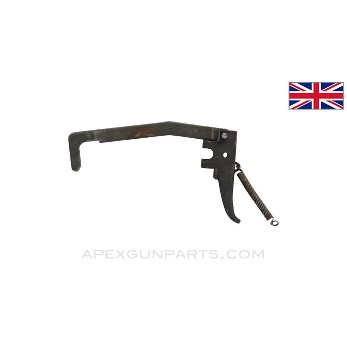 STEN Trigger, w/ Spring & Lever, Stamped