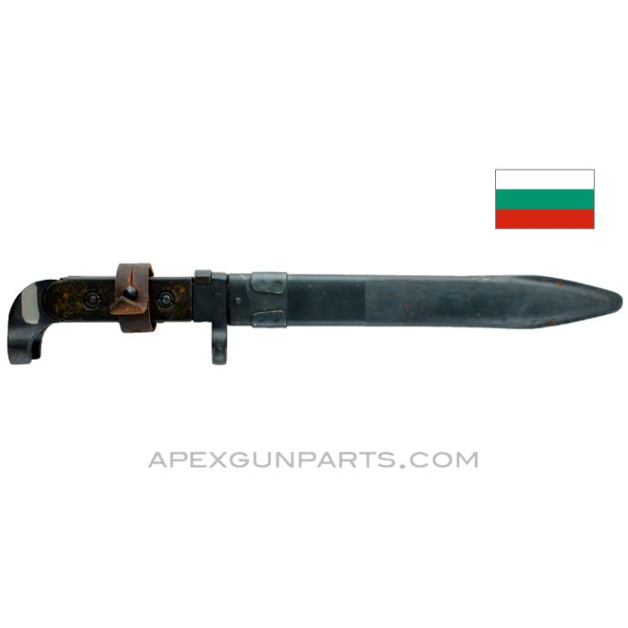 Bulgarian AK-47 Bayonet & Scabbard, Type 1, *Fair* 